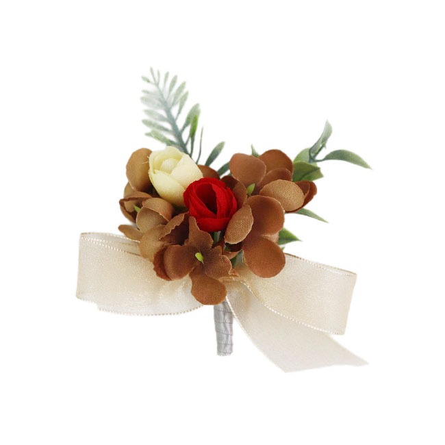 Bout and Corsage Satin Ribbon - Dusty Rose